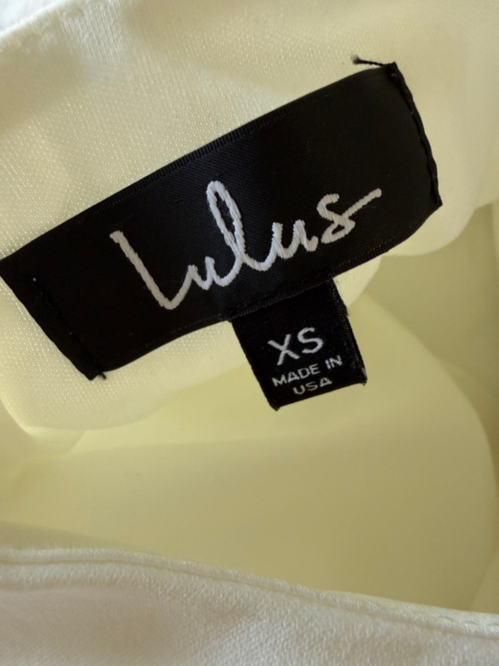 Lulu's White V-Neck Double Spaghetti Strap Mini Dress - Picture 7 of 8